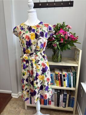 Kate Spade Elyse Floral Silk Dress